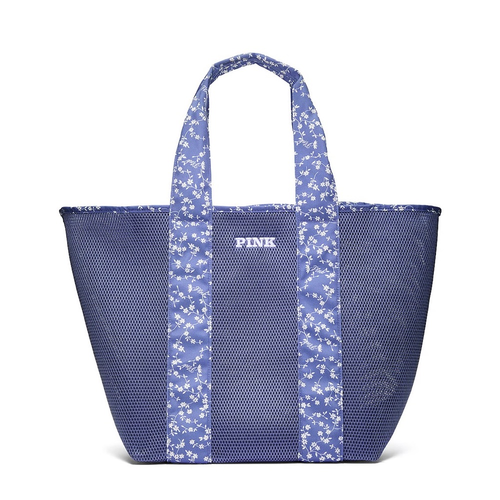 NWT Victoria’s Secret Floral Mesh Tote Bag